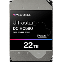 WUH722422AL5204 Жесткий диск/ HDD WD SAS Server 22Tb Ultrastar DC HC580 7200 12Gb/s 512MB 1 year warranty (replacement WUH722222AL5204, WUH722020BL5204, ST22000NM000E, MG10SCA20TE, ST20000NM002D, ST20000NM007H)