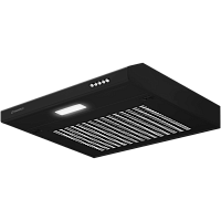 MF50BLACK Вытяжка MAUNFELD/ Подвесная вытяжка, 50 см, 3 скорости, 420 м3/ч, цвет черный, (угольный фильтр CF152A приобретается отдельно)