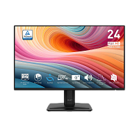 9S6-3PD1CT-004 Монитор/ MSI PRO MP242A E2 23.8'', 1920x1080, IPS, 178x178, 300nit, 120Hz, 4ms, VGA/HDMI/DP, noUSB-A, Audio out, 2x2W, T, IntPWR, 100x100VESA, Black, 1y