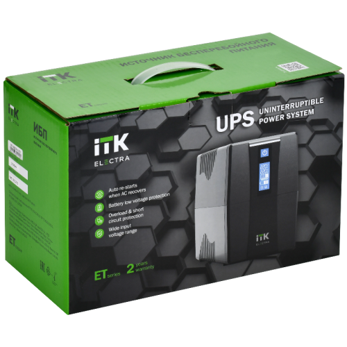 EET-0600VA-1-001-S ITK ELECTRA ET ИБП 600ВА/360Вт с АКБ 1х7AH USB Schuko фото 2 EET-0600VA-1-001-S ITK ELECTRA ET ИБП 600ВА/360Вт с АКБ 1х7AH USB Schuko фото 2