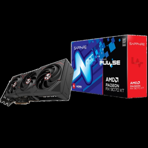 11348-03-20G Видеокарта Sapphire RX9070XT PULSE 16GB GDDR6 256bit 2xDP 2xHDMI 3FAN RTL фото 8 11348-03-20G Видеокарта Sapphire RX9070XT PULSE 16GB GDDR6 256bit 2xDP 2xHDMI 3FAN RTL фото 8