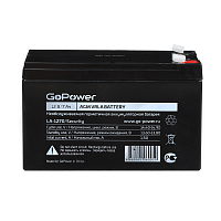 00-00015323 Аккумулятор свинцово-кислотный GoPower LA-1270/security 12V 7Ah клеммы T2/ F2 (1/5)