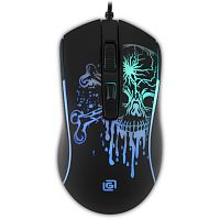 1902907 Мышь Oklick 702G черный оптическая 3600dpi USB для ноутбука 4but (1902907)