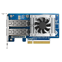 QXG-25G2SF-CX6 Сетевая карта/ QNAP QXG-25G2SF-CX6 Dual Port 25 GbE SFP28 PCIe Gen4 x8 NIC