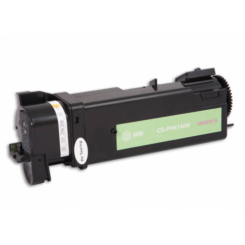 -/ Картридж лазерный Cactus CS-PH6140M 106R01482 пурпурный (2000стр.) для Xerox Phaser 6140 фото 3