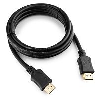 CC-HDMI4L-6 Кабель HDMI Cablexpert CC-HDMI4L-6, 1.8м, v2.0, 19M/19M, серия Light, черный, позол.разъемы, экран, пакет (792281) (082761)