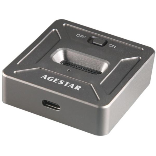 31CBNV1C Док-станция SSD AgeStar 31CBNV1C NVMe алюминий серый M2 2280 M-key 31CBNV1C Док-станция SSD AgeStar 31CBNV1C NVMe алюминий серый M2 2280 M-key