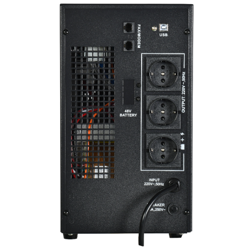 ELT-2000VA-1-004-S ITK ELECTRA LT ИБП 2кВА/1,6кВт с АКБ 4х7AH USB Schuko фото 2