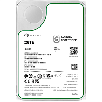 ST26000NM000C Жесткий диск/ HDD Seagate Exos X26 SATA 26Tb 7200 6Gb/s 512Mb OFFICIAL RECERTIFIED MTBF - 2.5M hrs 1 year warranty (replacement WUH722626ALE6L4, WD261KRYZ)