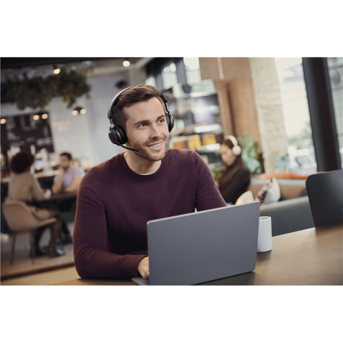 26599-999-989 Гарнитура беспроводная/ Jabra Evolve2 65, Link380a MS Stereo Stand Black фото 9