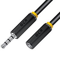 GCR-54004 GCR PRO Удлинитель для гарнитуры 7.5m jack 3,5mm/jack 3,5mm черный, медь, 28AWG, M/F