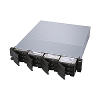 TL-R1200S-RP Полка расширения сетевого хранилища без дисков/ SMB QNAP TL-R1200S-RP SATA 6GB/s JBOD storage enclosure, 12-tray 3,5"/2,5" w/o HDD, 3 x SFF-8088, 2 PSU. Rackmount. W/o rail kit RAIL-B02