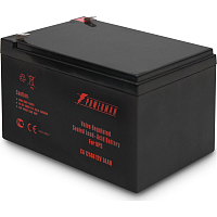 POWERMANBattery12V/14AH Батарея POWERMAN Battery CA12140, напряжение 12В, емкость 14Ач, макс. ток разряда 210А, макс. ток заряда4.2А, свинцово-кислотная типа AGM, тип клемм F2, Д/Ш/В 151/98/94, 4.2 кг./ Battery POWERMAN Battery CA12140, voltage 12V, capac