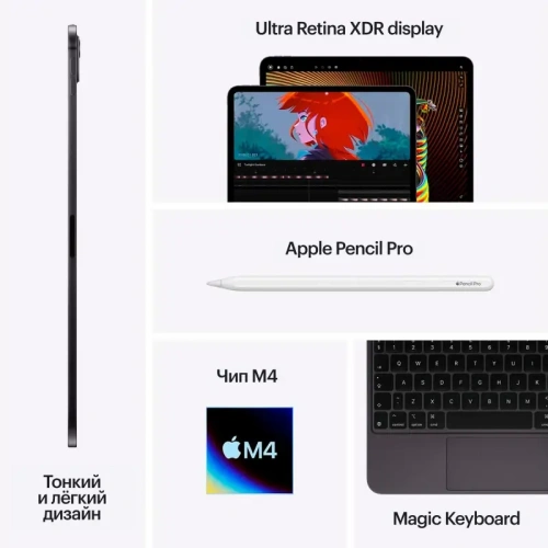 MVX53LL/A Планшет Apple/ 13-inch (M4) iPad Pro Wi-Fi 512GB - Silver фото 6