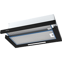 KHP6512N Встраиваемая вытяжка Korting/ 60 см, 2 режима, 550 м3/ч, черный цвет