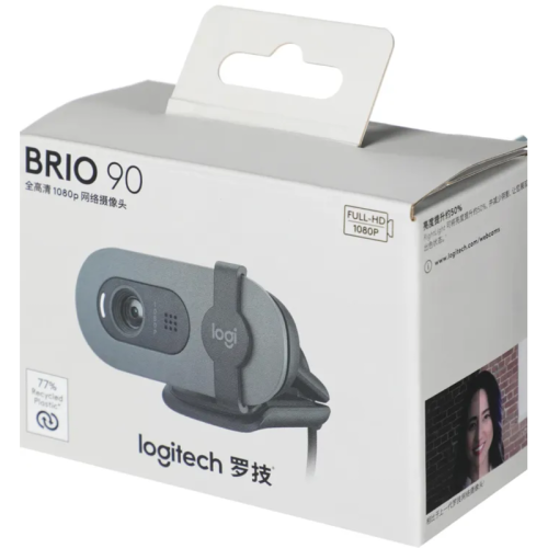 960-001581 Камера Web/ Logitech Brio 90 webcam - GRAPHITE – USB фото 4 960-001581 Камера Web/ Logitech Brio 90 webcam - GRAPHITE – USB фото 4