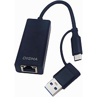 DLA-GTUC01 Сетевой адаптер 2.5G Ethernet Digma DLA-GTUC01 USB 3.0