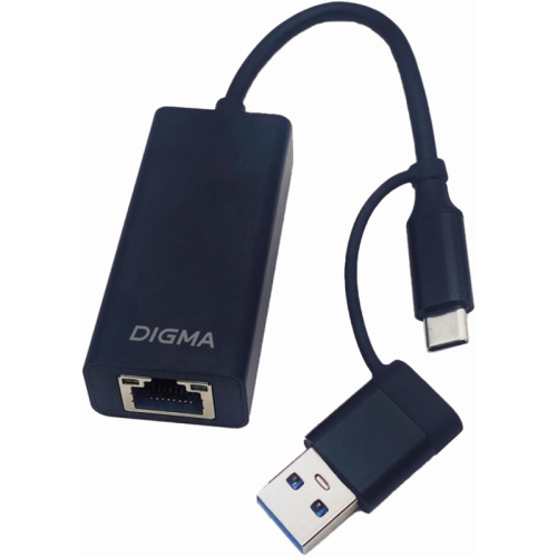 DLA-GTUC01 Сетевой адаптер 2.5G Ethernet Digma DLA-GTUC01 USB 3.0