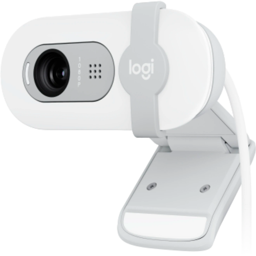 960-001617 Веб-камера/ Logitech Brio 100 Full HD webcam - OFF-WHITE - USB фото 4
