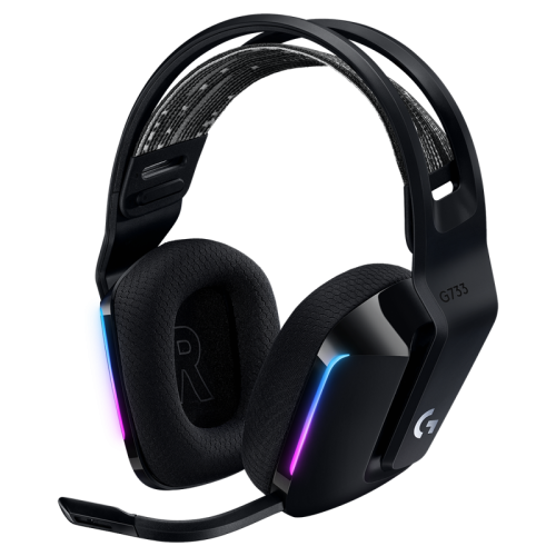 981-000864 Гарнитура/ Logitech Headset G733 LIGHTSPEED Wireless RGB Gaming BLACK- Retail