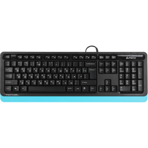 FK10BLUE Клавиатура A4Tech Fstyler FK10 черный/синий USB (FK10 BLUE) фото 9