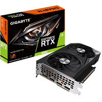 GV-N3060WF2-12GD Видеокарта/ VGA GIGABYTE NVIDIA GeForce RTX 3060 WINDFORCE 12G REV1.0 12GB, GDDR6/192-bit, PCIe 4.0, 2xHDMI 2.1, 2xDP, 2-slot