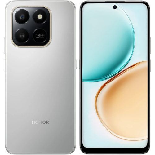 5109BXJR Смартфон HONOR X7d 6+128Gb серебряный (5109BXJR)