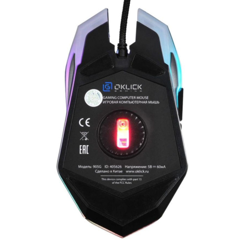 405626 Мышь Oklick 905G INVASION черный оптическая 3600dpi USB для ноутбука 6but (405626) фото 8 405626 Мышь Oklick 905G INVASION черный оптическая 3600dpi USB для ноутбука 6but (405626) фото 8