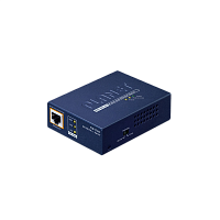 POE-176-95 Инжектор/ PLANET POE-176-95 Single-Port 10Gbps 802.3bt PoE++ Injector (95 Watts, 802.3bt Type-4, PoH, force mode support, PoE Usage LED, 10/100/1G/2.5G/5G/10Gbps Data rate) -w/external 54V 130W AC power adapter included