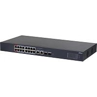 DH-CS4220-16GT-240 Коммутатор Dahua DH-CS4220-16GT-240 (L2) 16x100Мбит/с 2x1Гбит/с 2xКомбо(1000BASE-T/SFP) 16PoE 265W управляемый