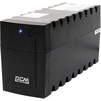 RPT-600APSE Источник бесперебойного питания/ POWERCOM RPT-600AP SE линейно-интерактивный, 600 ВA, 360 Вт,2 евророзетки с резервным питанием, USB, ШхГхВ 100х278х140мм, 4 кг
