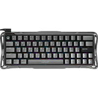 6972448924986 Игровая клавиатура/ Клавиатура с магнитными свичами Gravastar Mercury V60Pro XTAL BLK RU