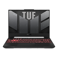 90NR0CJ7-M00L80 Ноутбук/ ASUS TUF F15 FX507VU-LP201 15.6"(1920x1080 (матовый, 144Hz) IPS)/Intel Core i7 13620H(2.4Ghz)/16384Mb/512PCISSDGb/noDVD/Ext:nVidia GeForce RTX4050(6144Mb)/Cam/BT/WiFi/90WHr/war 1y/2.2kg/Mecha Gray/DOS