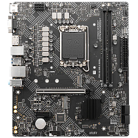 PROH610M-GBULK Материнская плата MSI PRO H610M-G H610, LGA1700, 2*DDR5, 1*PCIEx16, 1*PCIEx1, 1*M.2, 4*USB3.2Gen1, 6*USB2.0, 4*SATA3.0, 1G, VGA, DP, HDMI, M-ATX, BULK