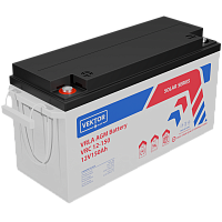 VRC12-150 Батарея Vektor Battery серия VRC, VRC 12-150, напряжение 12В, емкость 150 Ач (разряд 10 часов), макс. ток разряда (5 сек.) 1500А, макс. ток заряда 75 А, свинцово-кислотная типа AGM+CARBON, клеммы M8, ДxШxВ 484x170x241мм., вес 47 кг., срок службы