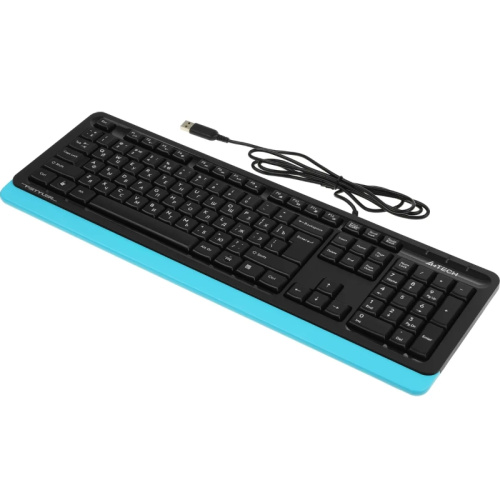 FK10BLUE Клавиатура A4Tech FK10 черный/синий USB (FK10 BLUE) каб.:1.5м фото 2 FK10BLUE Клавиатура A4Tech FK10 черный/синий USB (FK10 BLUE) каб.:1.5м фото 2