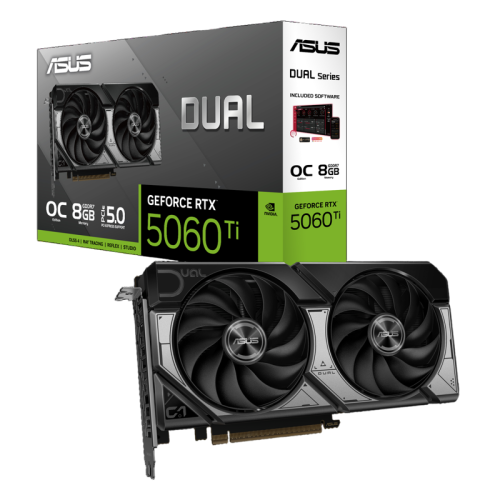 90YV0MP2-M0NA00 Видеокарта/ DUAL-RTX5060TI-O8G 90YV0MP2-M0NA00 Видеокарта/ DUAL-RTX5060TI-O8G