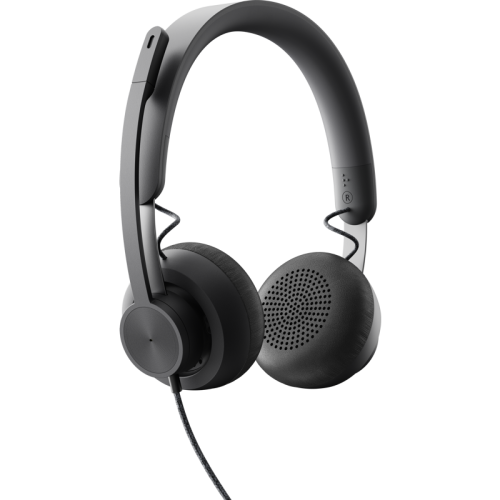 981-000875 Гарнитура/ Logitech Headset Zone Wired UC Graphite фото 2