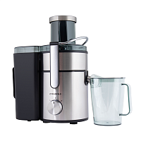 MJE.1500S Соковыжималка MAUNFELD/ Соковыжималка MAUNFELD MJE.1500S, центробежная, мощность 1500 Вт, 2 скорости, резервуар для мякоти, сепаратор пены,антикапельная система, защита от перегрузки, цвет нержавеющая сталь