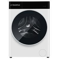 MFWM129WH05 Стиральная машина Maunfeld/ Cтиральная машина с прямым приводом, озонированием, инвертором и паром, Глубина 52.5 см, 9 кг, 1200 об/мин., 10 режимов, сенсорное управление, быстрая стирка, цвет: белый