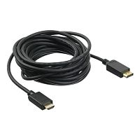 BHPDPP_HDMI-5 Кабель аудио-видео Buro v. 1.2 DisplayPort (m)/HDMI (m) 5м. позолоч.конт. черный (BHP DPP_HDMI-5)