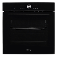 OKB1680GNMW Встраиваемый духовой шкаф KORTING/ Встраиваемый духовой шкаф KORTING, режим СВЧ, 72 л, 10 режимов, сенсорное управление, LED дисплей, LED освещение, гриль, автоматическое отключение, таймер, 10+3 автоматических режимов, цвет черный