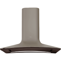 SWEETTAUPE/A/85+CAM-PRF0201746 Вытяжка ELICA/ Вытяжка ELICA, 85 см, купольная, рециркуляция/отвод, LED освещение, сенсорное управление, 3 скорости + интенсивный режим, технология Back Aspiration, индикация насыщения фильтра, энергоэффективность А, цвет ме