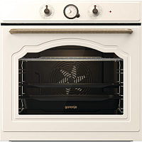 BOS67371CLI Встраиваемые электрические духовки GORENJE/ Духовой шкаф, Полезный объем: 77 л,электронный программатор с аналоговым дисплеем, очистка паром, A,максимальная температура в духовке: 300 °С, 59.7 × 59.5 × 56.4 см, цвет:бежевый
