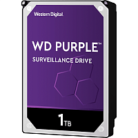 WD10PURZ Жесткий диск/ HDD WD SATA3 1Tb Purple Video IntelliPower 64Mb 1 year warranty