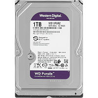 WD11PURZ Жесткий диск/ RECERTIFIED HDD WD SATA3 1TB Purple Video 5400 RPM 64Mb 1 year warranty RECERTIFIED
