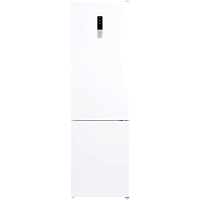 KNFC62370W Холодильник KORTING/ Холодильник KORTING, ВхШхГ 2000х595х635 мм, отдельностоящий, сенсорное управление, цифровой дисплей, объем 351 л, NoFrost, динамическое охлаждение, LED освещение, сигнализация открытой двери, энергоэффективность А+, уровень