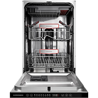 GHL4530 Встраиваемая посудомоечная машина Kuppersberg/ Встраиваемая посудомоечная машина Kuppersberg, High-Tech, 45 см, 11 комплектов, 8 программ, 3 корзины, лифт-механизм, конденсационная сушка, луч на полу, полная защита от протечек, индикатор отсутстви