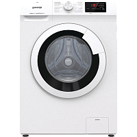 WHE72SFS Стиральные машины GORENJE/ Узкая стиральная машина, 85x59.5x46, фронтальная загрузка, 7 кг, 1200 об/мин, цифровой дисплей, 15 программ, A-30%, белая