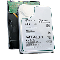 ST28000NM001C Жесткий диск/ HDD Seagate SATA 28Tb 7200 Exos 6Gb/s 512Mb OFFICIAL RECERTIFIED MTBF - 2.5M hrs 1 year warranty (replacement ST26000NM000C, ST28000NM003K, ST28000NM000C)